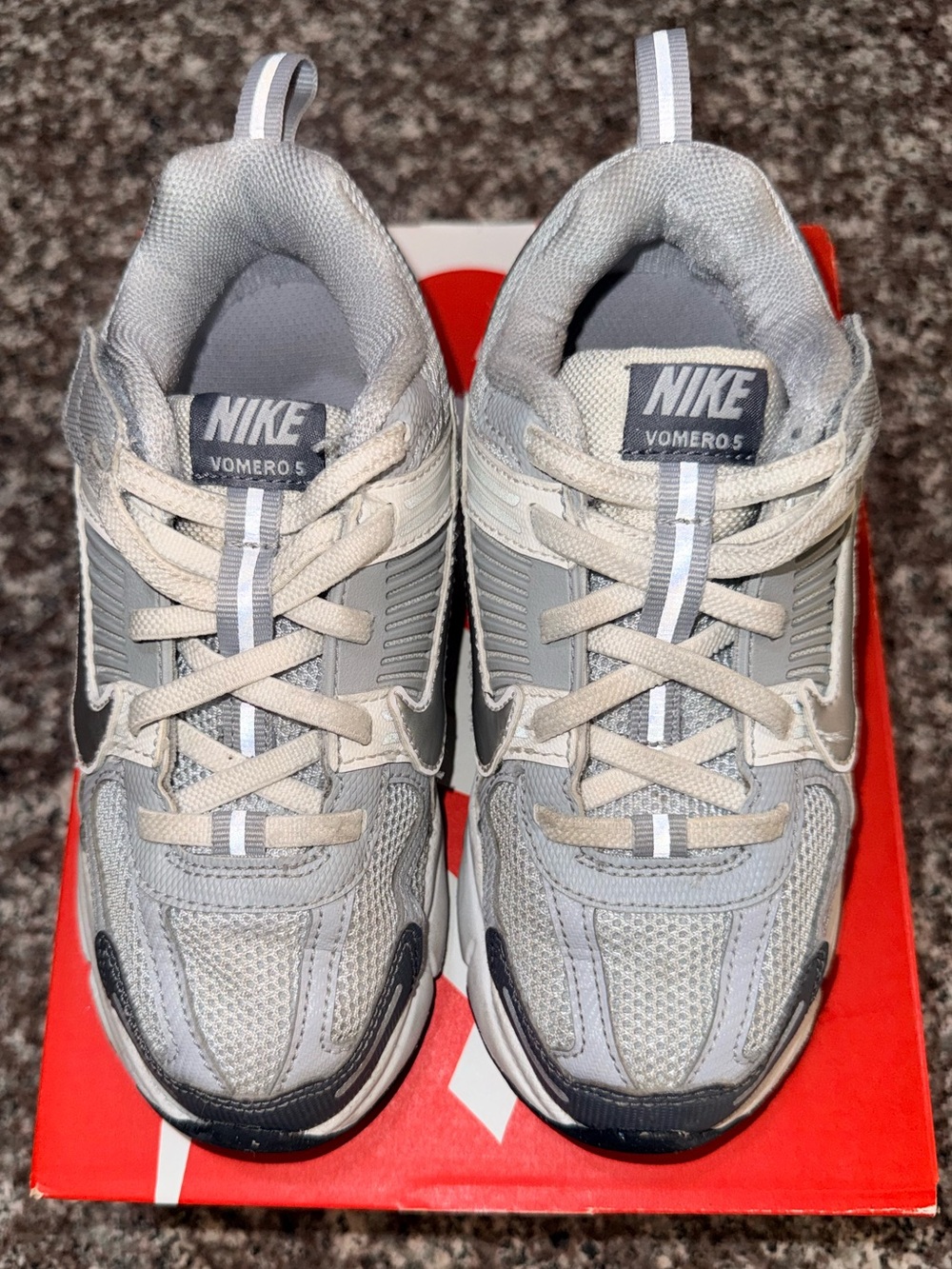 Nike Kids Iron Grey/Chrome Vomero 5 (PS)
